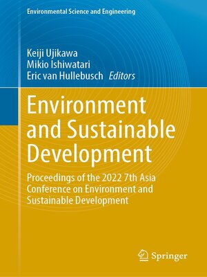 cover image of Environment and Sustainable Development